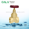 Brass water meter gate valves europe, screwed ends gate valve